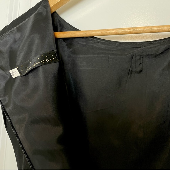 Business Casual Black Drape Dress Size S - Picture 9 of 14